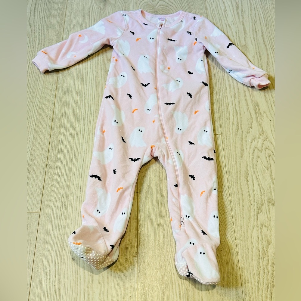 Joe Fresh Light Pink Halloween Baby Onesie
